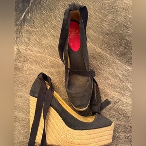 Well worn Christian Louboutin Espadrilles